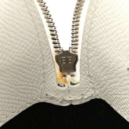 Balenciaga Grained Calfskin XXS Ville Top Handle Bag White Black 13 of 17