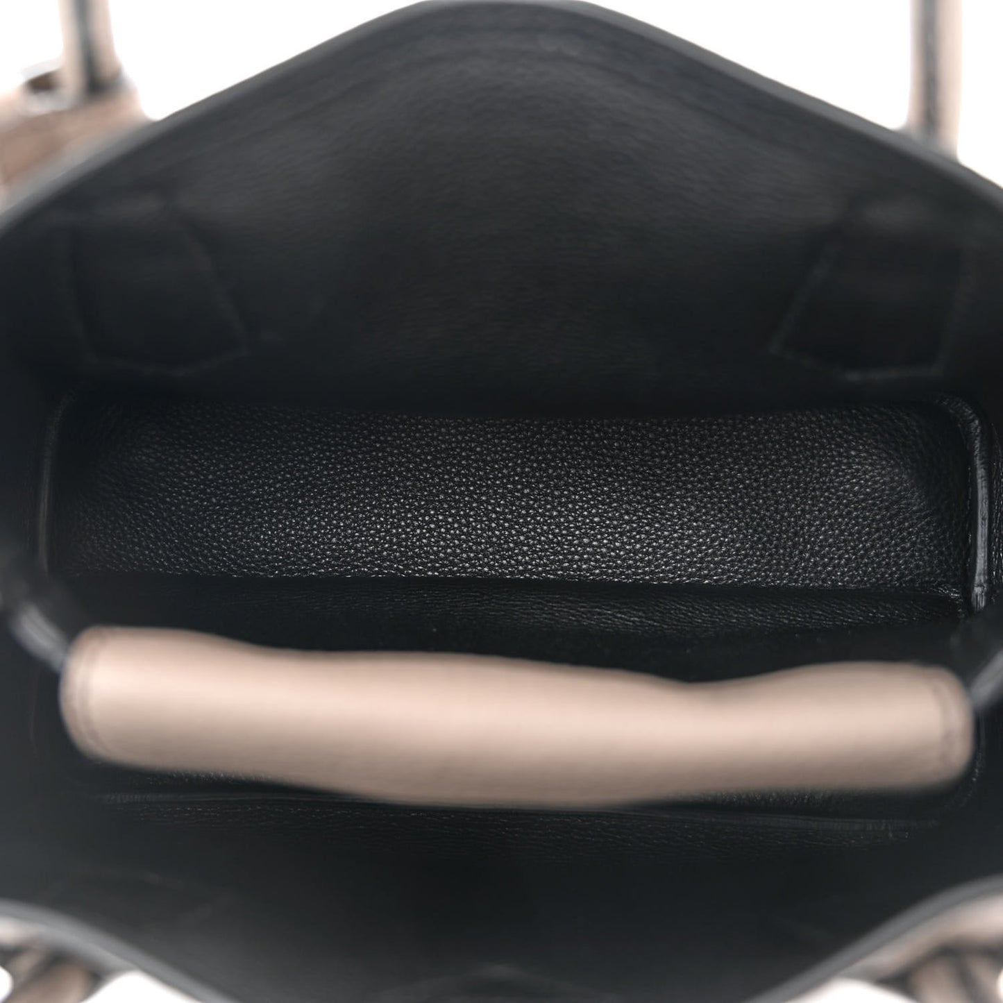 Vitello Daino Small Double Bag Argilla Black