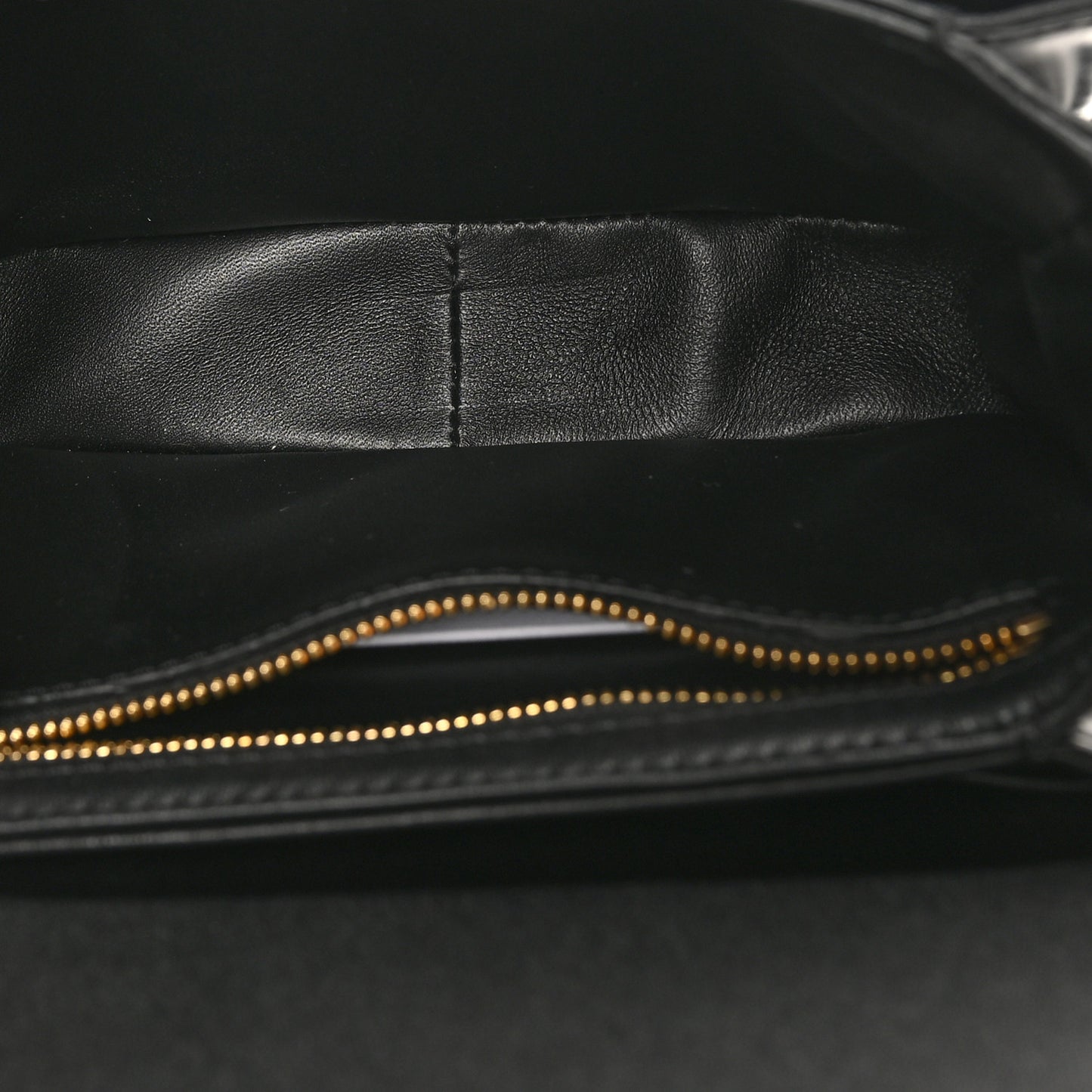 Shiny Calfskin Teen Triomphe Black