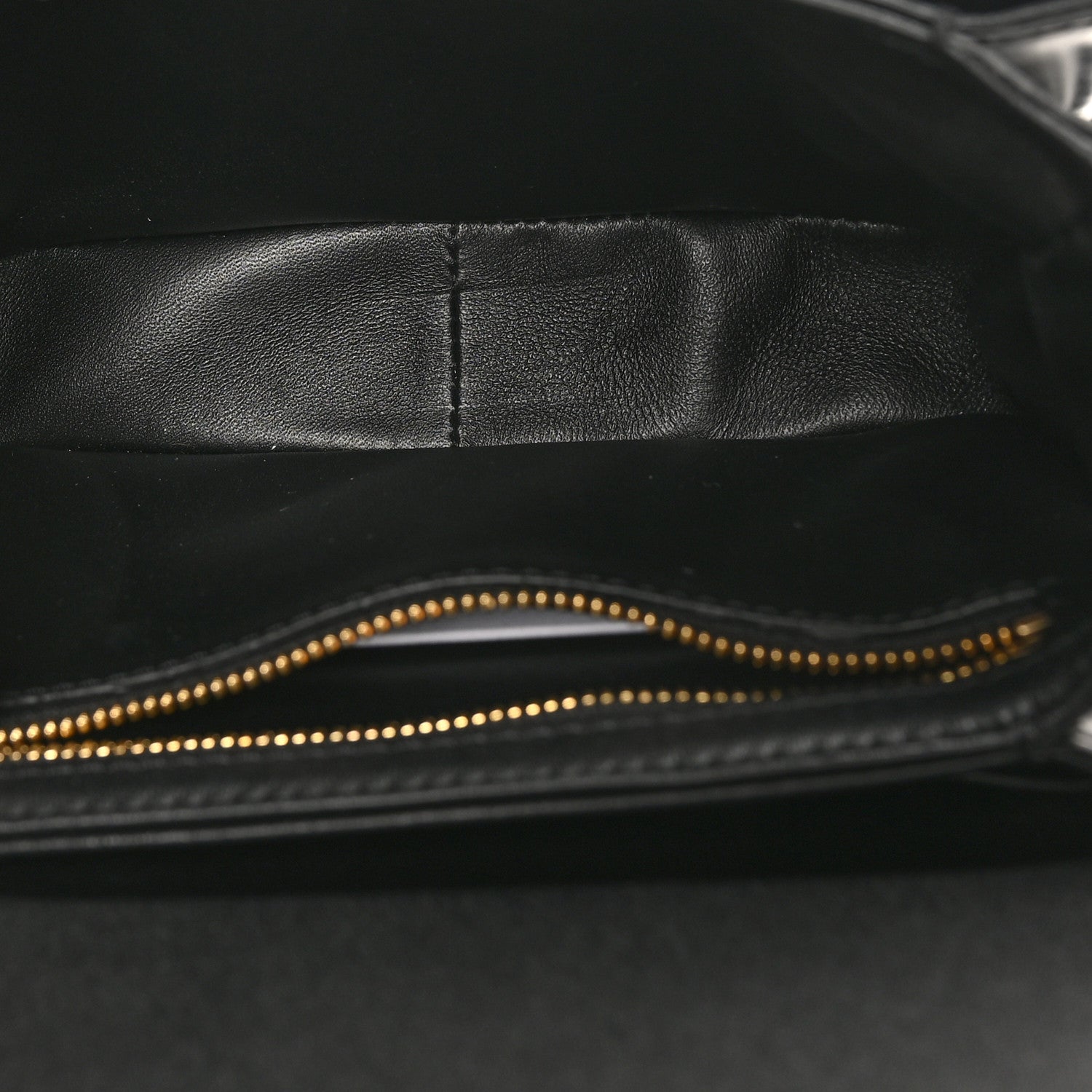 Celine Shiny Calfskin Teen Triomphe Black 5 of 9