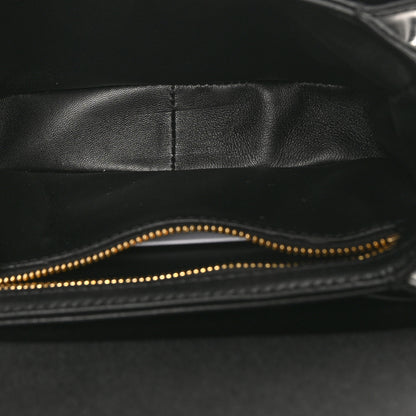Celine Shiny Calfskin Teen Triomphe Black 5 of 9