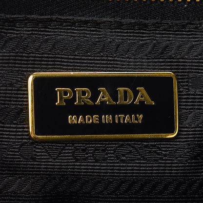 Prada Tessuto Nylon Soft Calf Tote Black 5 of 12