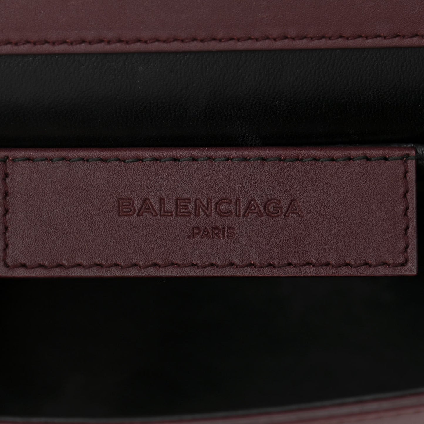 Calfskin Le Dix Cartable S Bag Aubergine