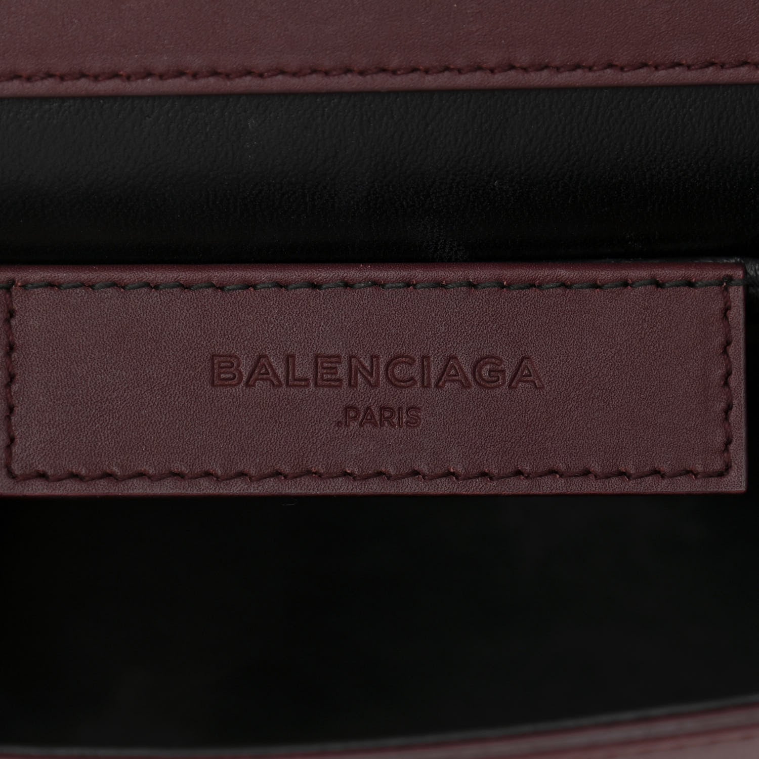 Balenciaga Calfskin Le Dix Cartable S Bag Aubergine 6 of 11