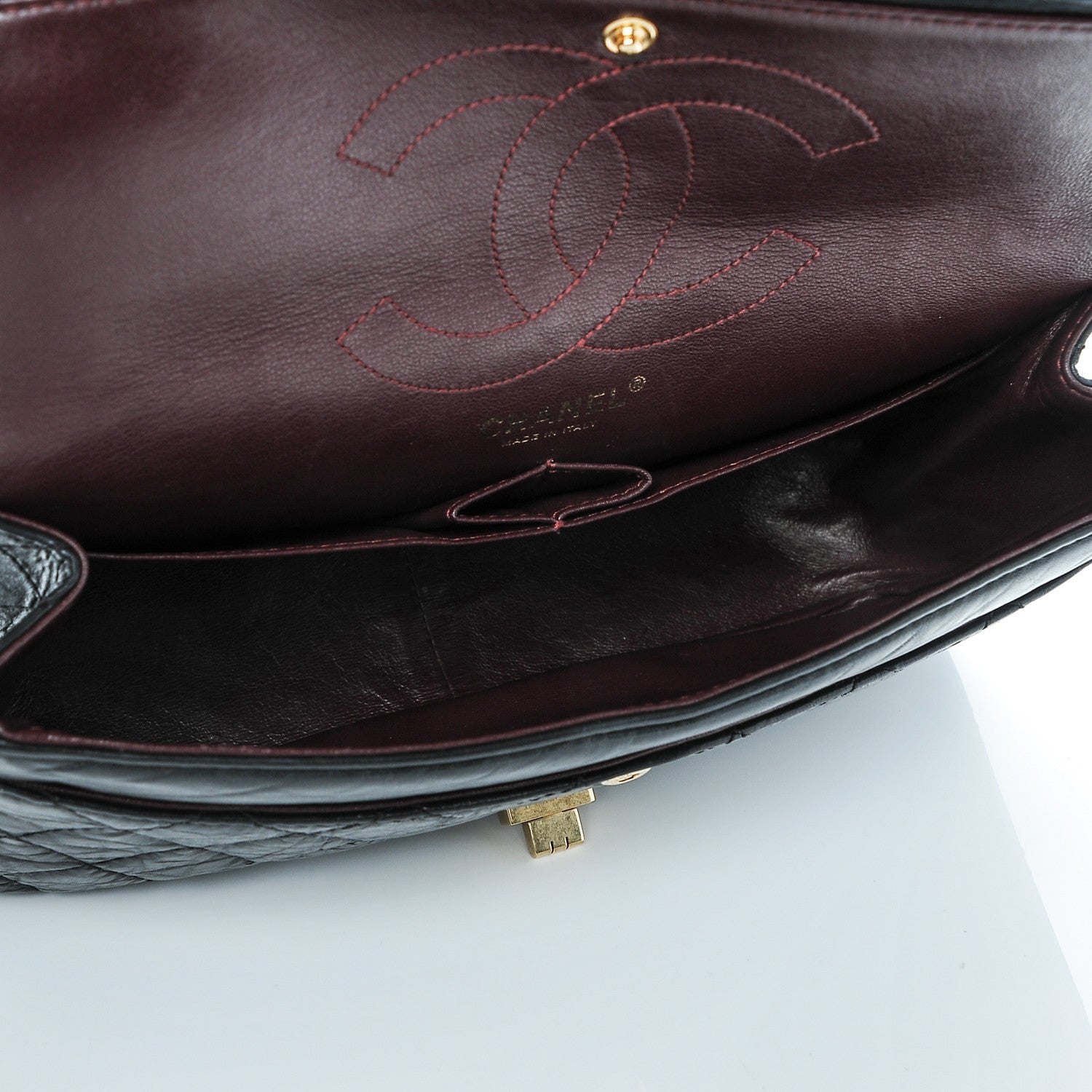 Chanel Aged Calfskin Quilted 2.55 Reissue 226 Flap Black 5 of 7