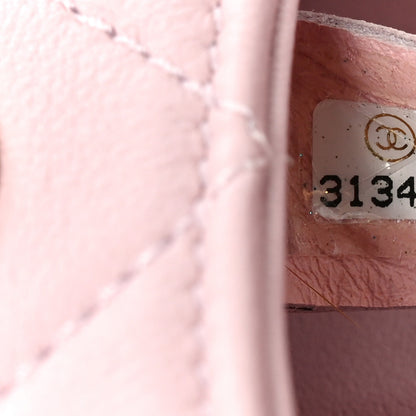 Chanel Calfskin Quilted Pearl Small About Pearls Hobo Bag Light Pink 7 of 10