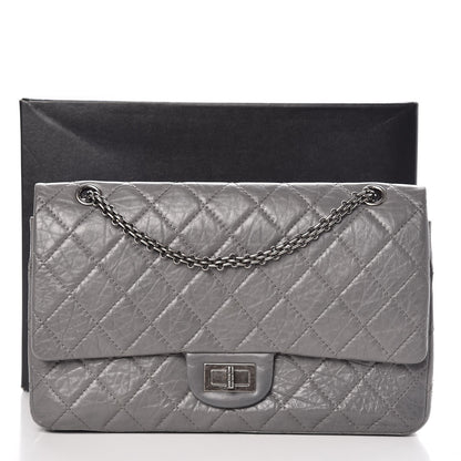 Chanel Aged Calfskin Quilted 2.55 Reissue 227 Flap Grey 9 of 9