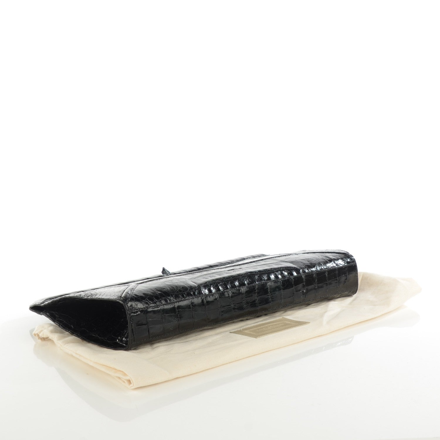 Nancy Gonzalez Crocodile Clutch Black 4 of 6