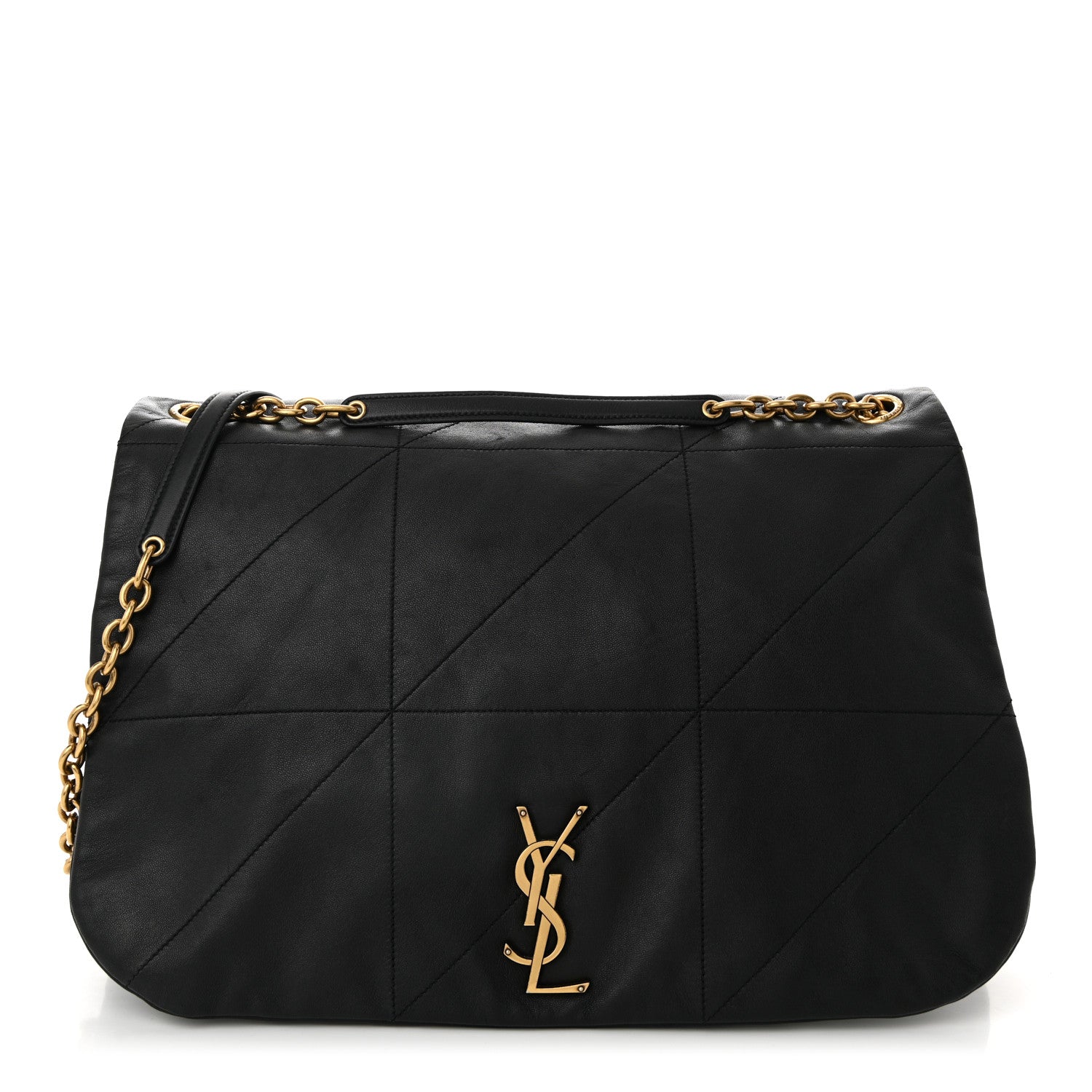 Saint Laurent Lambskin Matelasse Monogram Large Jamie 4.3 Black 1 of 9