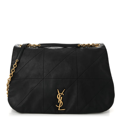 Saint Laurent Lambskin Matelasse Monogram Large Jamie 4.3 Black 1 of 9