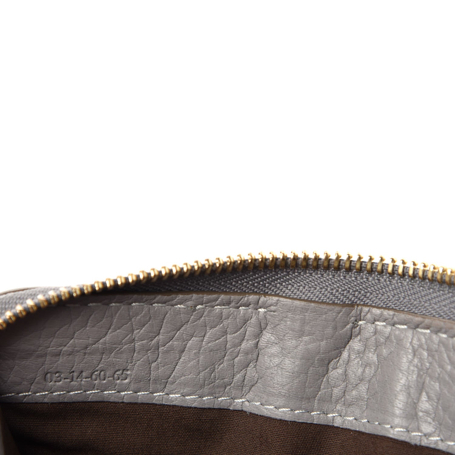 Chloe Calfskin Marcie Long Zip Around Wallet Cashmere Grey 9 of 9