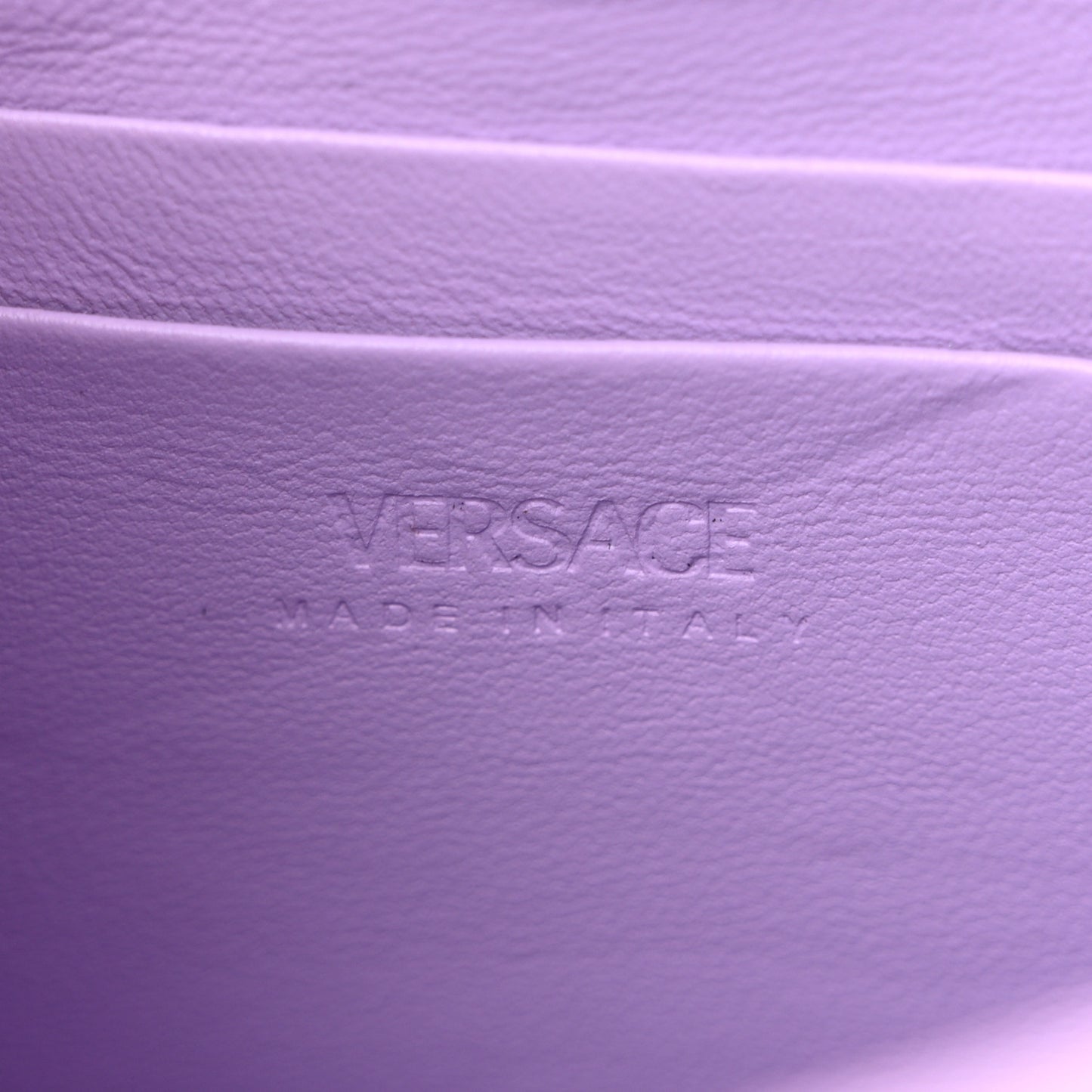 Calfskin Small Greca Goddess Shoulder Bag Lilac