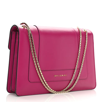 Bulgari Calfskin Serpenti Forever Crossbody Bag Plum 3 of 9