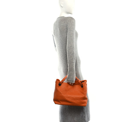 Bottega Veneta Nappa Intrecciato Bella Tote Orange 2 of 11