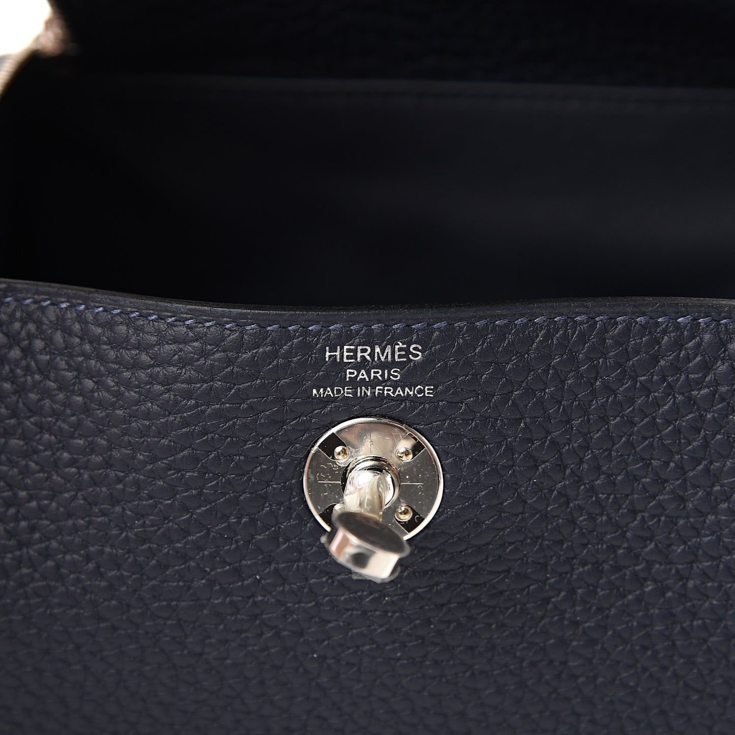 Taurillon Clemence Mini Lindy 20 Bleu Nuit