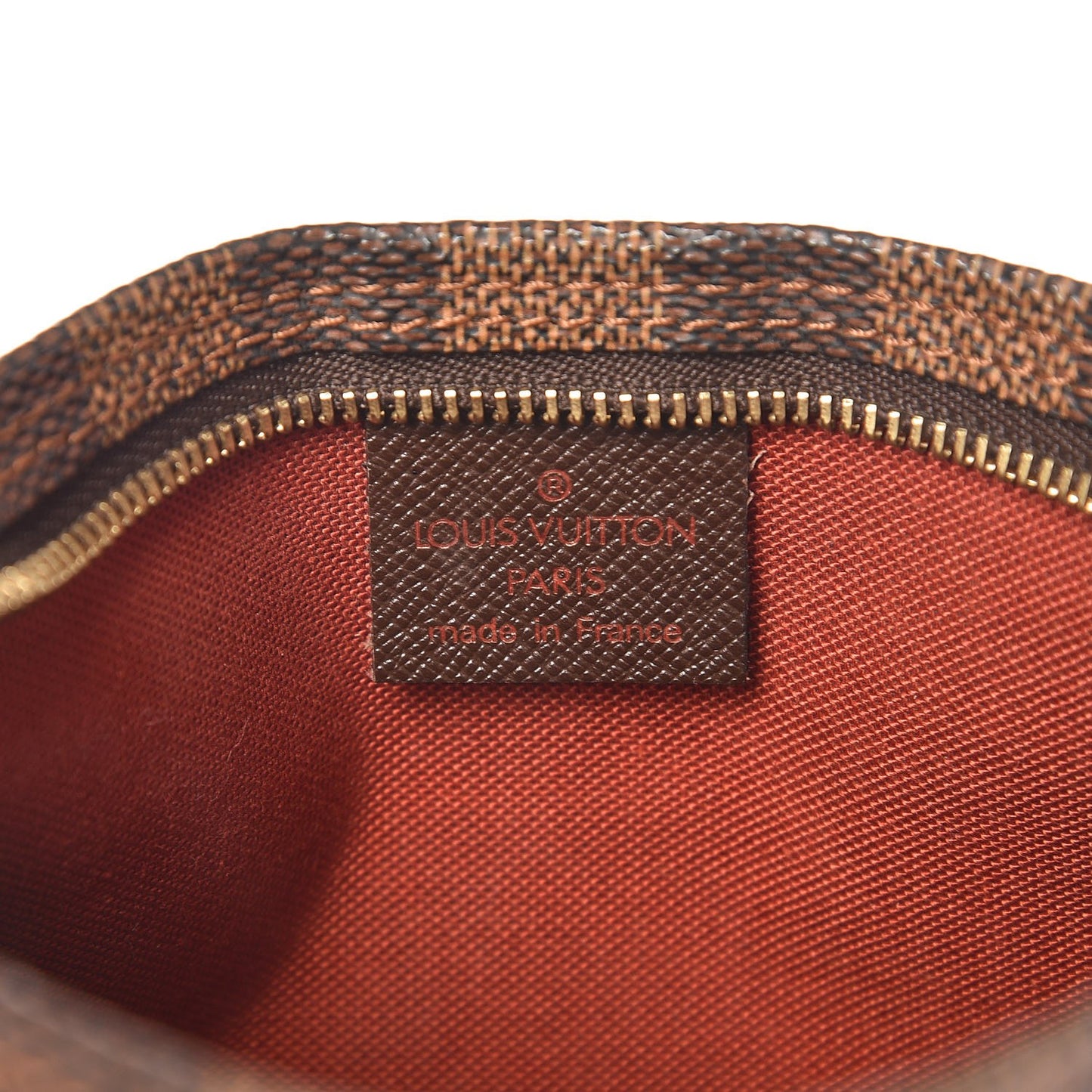 Damier Ebene Trousse Make Up Bag Pochette