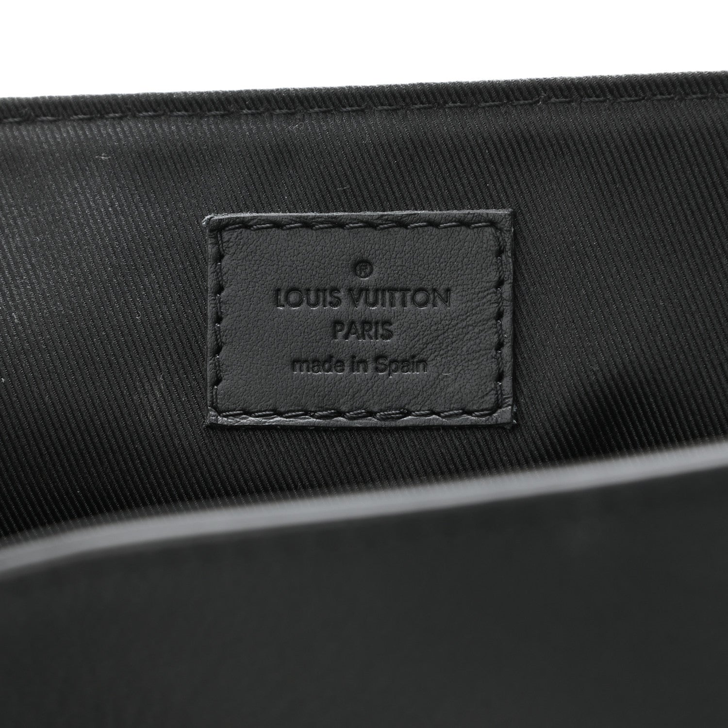Louis Vuitton Calfskin Aerogram Messenger Black 6 of 10