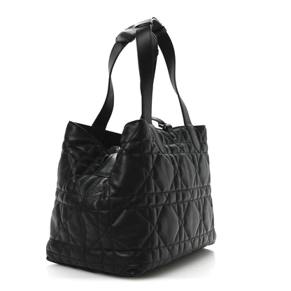 Christian Dior Calfskin Macrocannage Medium Toujours Black 4 of 12