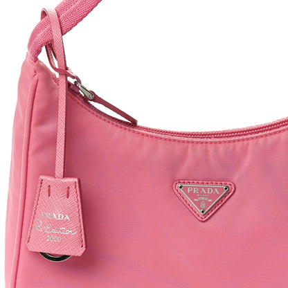 Prada Tessuto Nylon Mini Re-Edition 2000 Bag Begonia 8 of 11