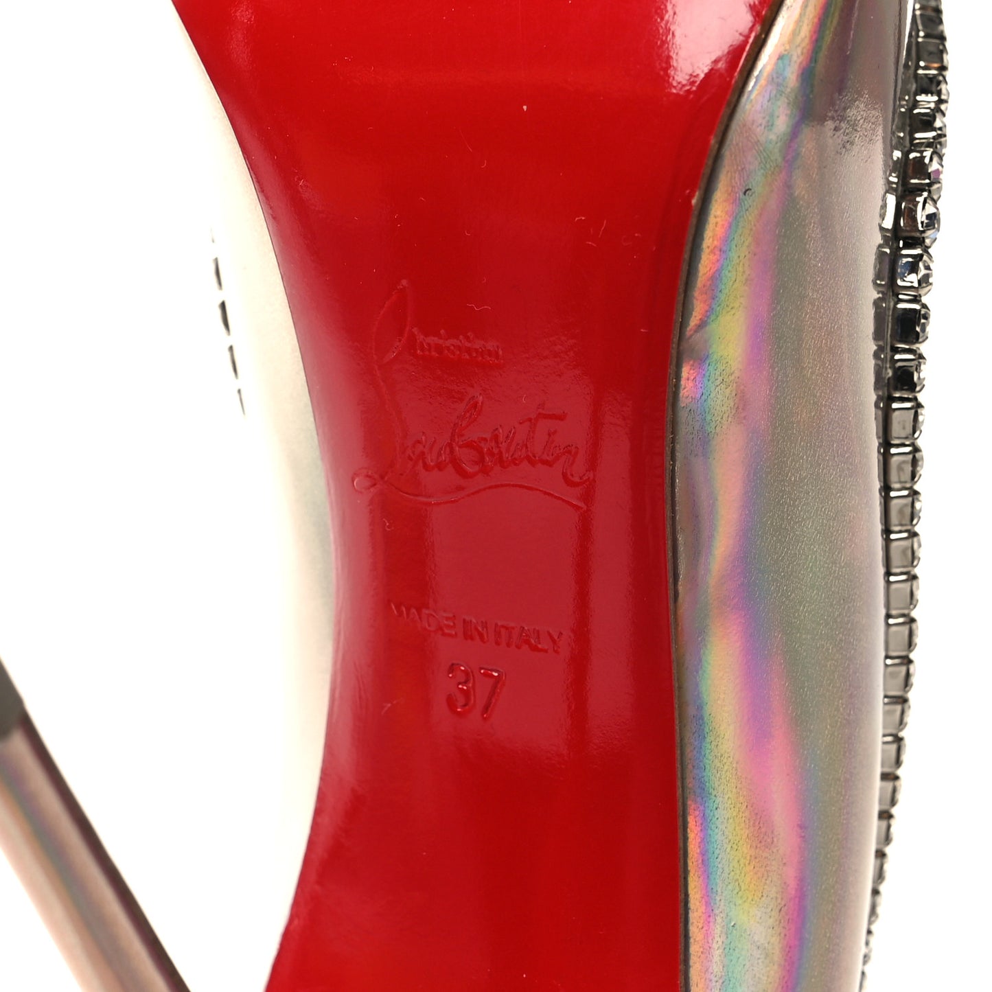Patent Psychic Chick Queen 100 Pumps 37 White