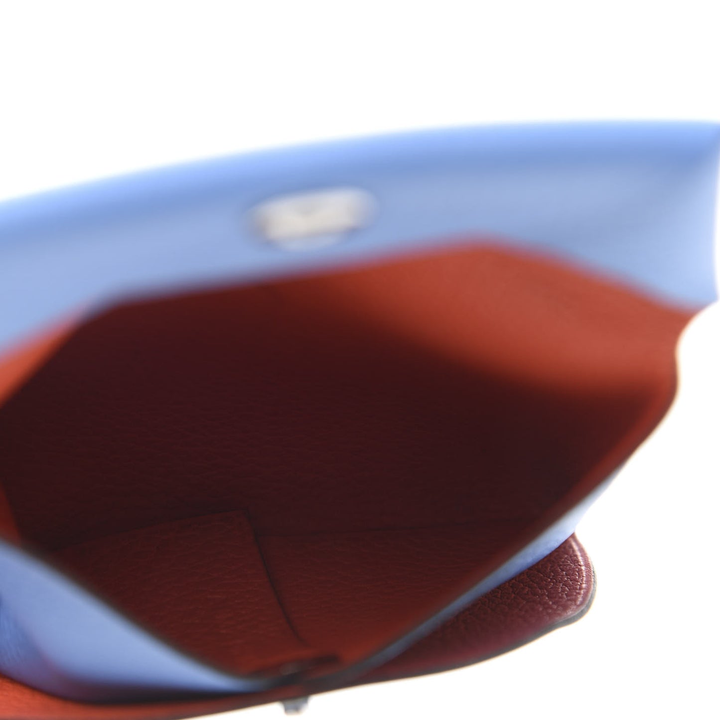 Evercolor Verso Bastia Coin Purse Bleu Paradise Orange