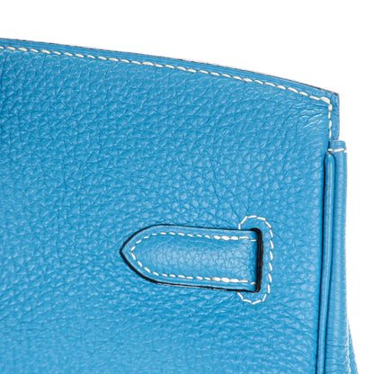 Hermes Togo Birkin 35 Blue Jean 27 of 27