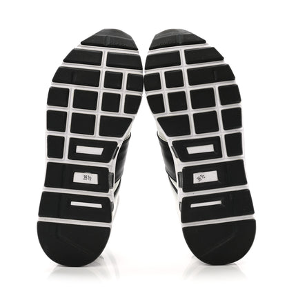 Gucci Calfskin Womens Interlocking G Sneakers 35.5 Black White 5 of 11