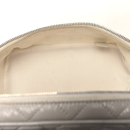 Chanel Crumpled Calfskin PVC Quilted Backpack White 5 of 12