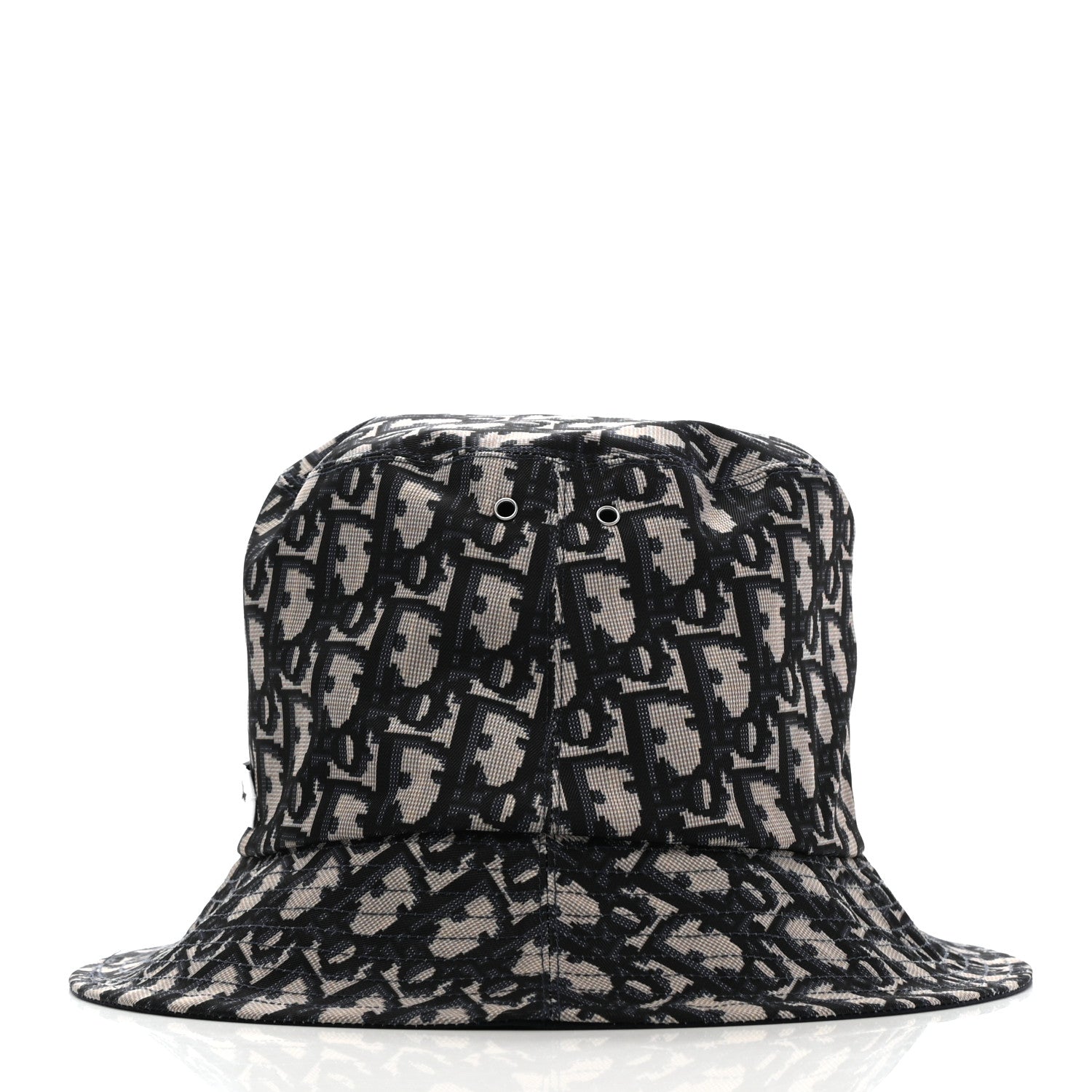 Christian Dior Oblique Reversible Teddy-D Brim Bucket Hat 57 Blue 7 of 15
