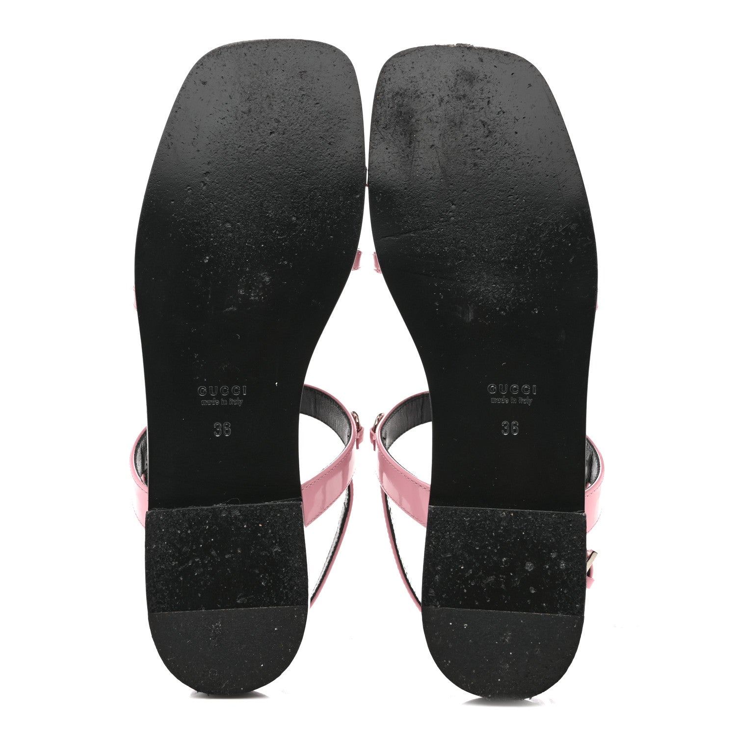 Gucci Patent Calfskin Horsebit Divine Slingback Sandals 36 Dolly Pink 6 of 11