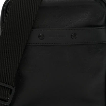 Louis Vuitton Calfskin Monogram Shadow Danube PM Black 8 of 10