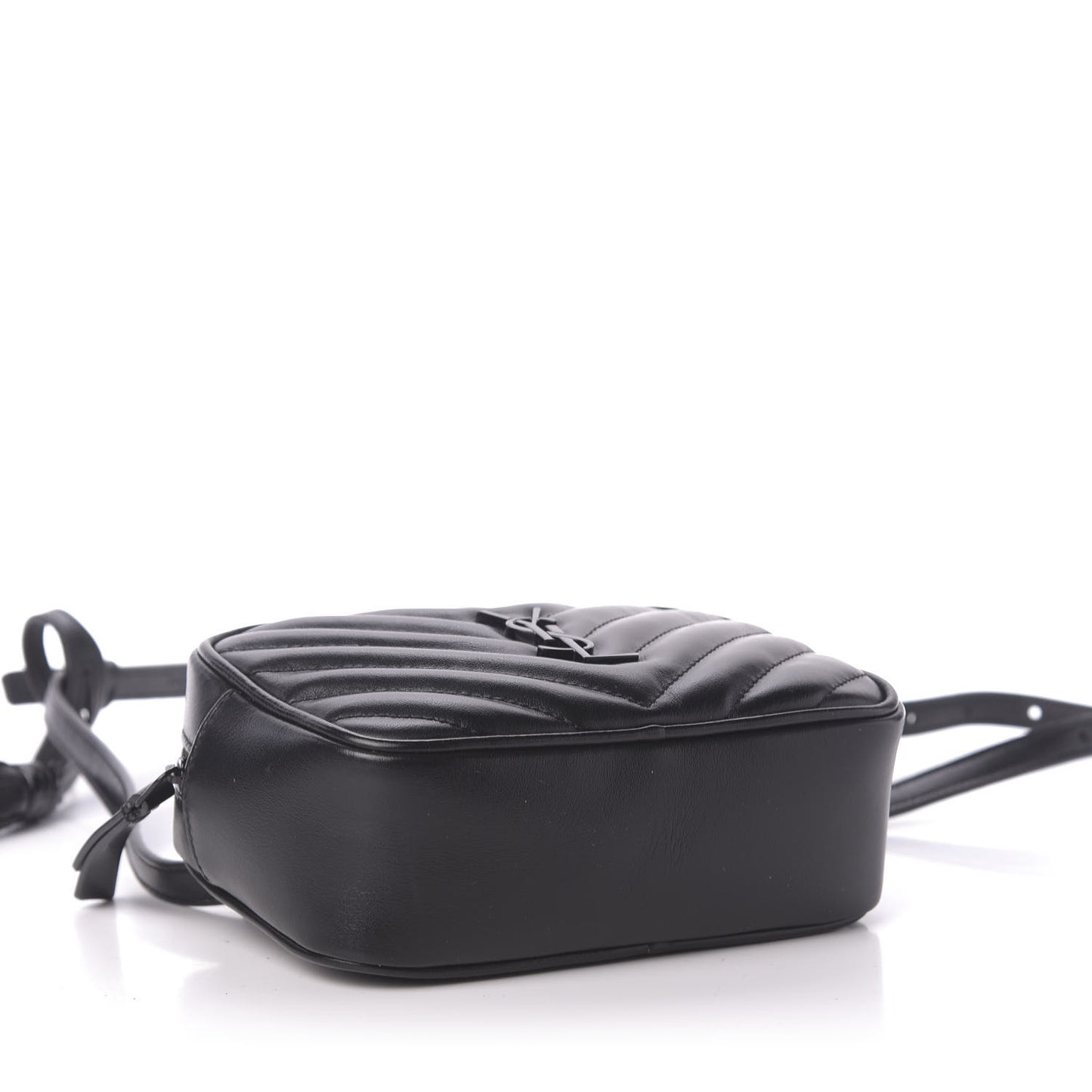 Calfskin Matelasse Monogram Lou Belt Bag Black