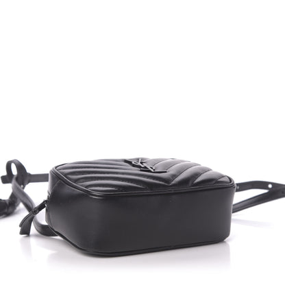 Saint Laurent Calfskin Matelasse Monogram Lou Belt Bag Black 4 of 10
