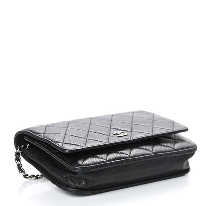 Chanel Caviar Quilted Wallet On Chain WOC Black 4 of 10