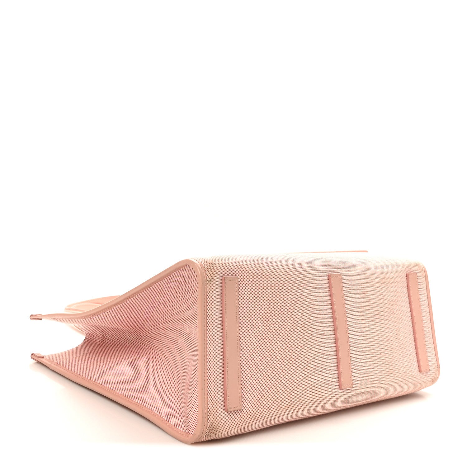 Burberry Canvas Smooth Calfskin Medium Two Tone Freya Tote Dusty Pink 4 of 10