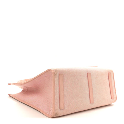 Burberry Canvas Smooth Calfskin Medium Two Tone Freya Tote Dusty Pink 4 of 10