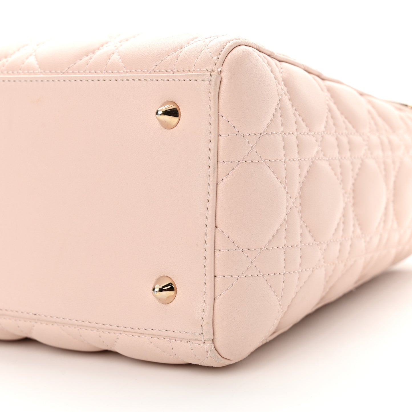 Lambskin Cannage Medium Lady Dior Light Pink