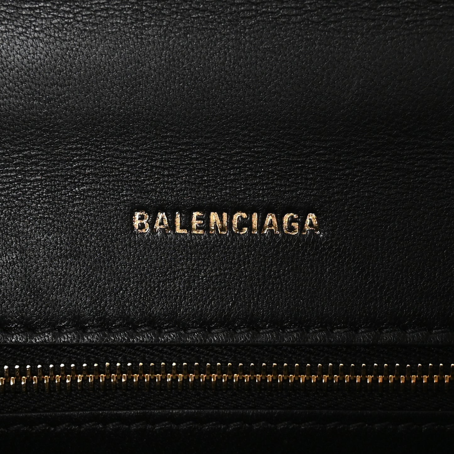 Shiny Box Calfskin Small Hourglass Top Handle Bag Black