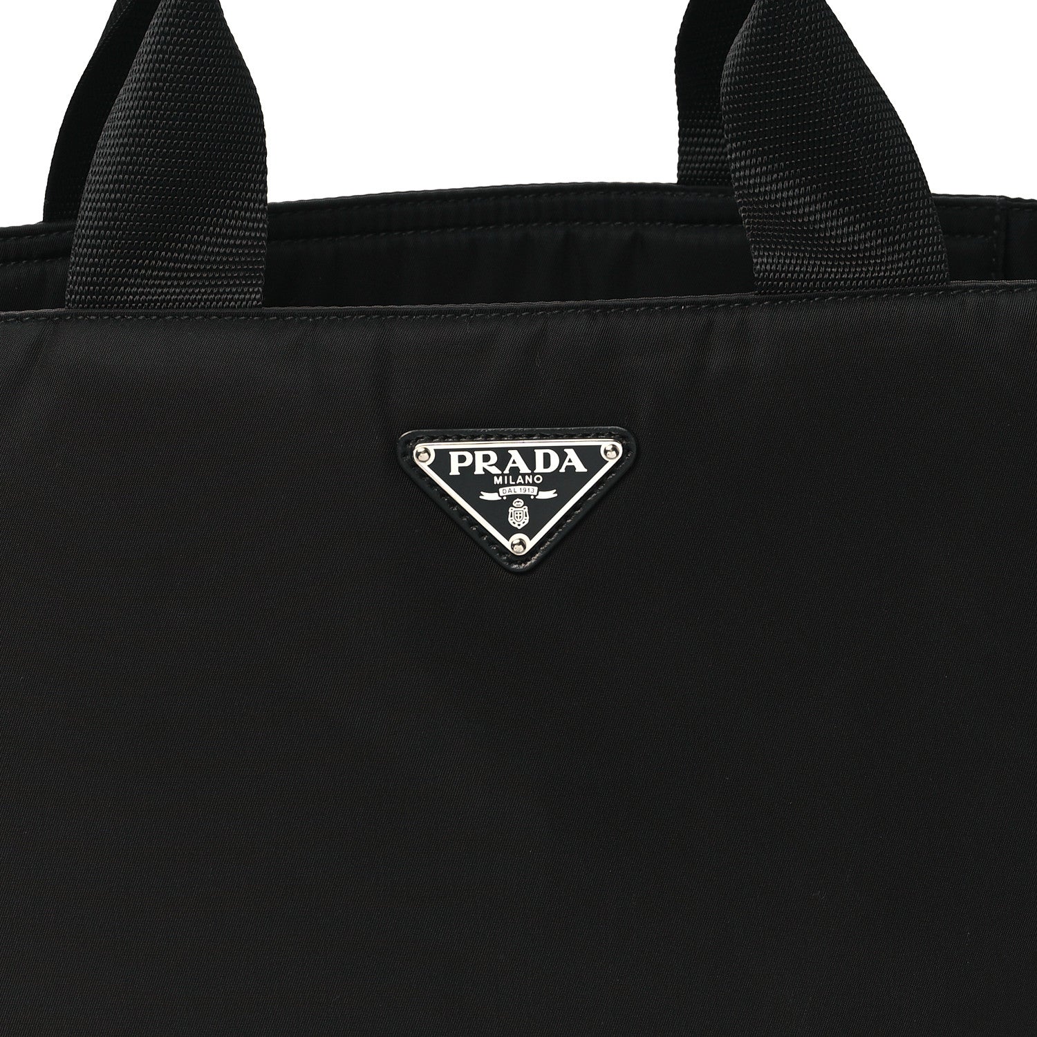 Prada Nylon Vela East West Shopper Tote Black 8 of 10