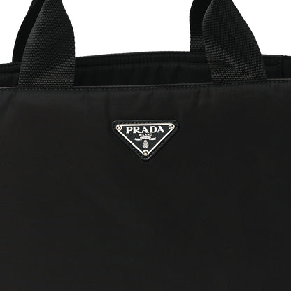 Prada Nylon Vela East West Shopper Tote Black 8 of 10