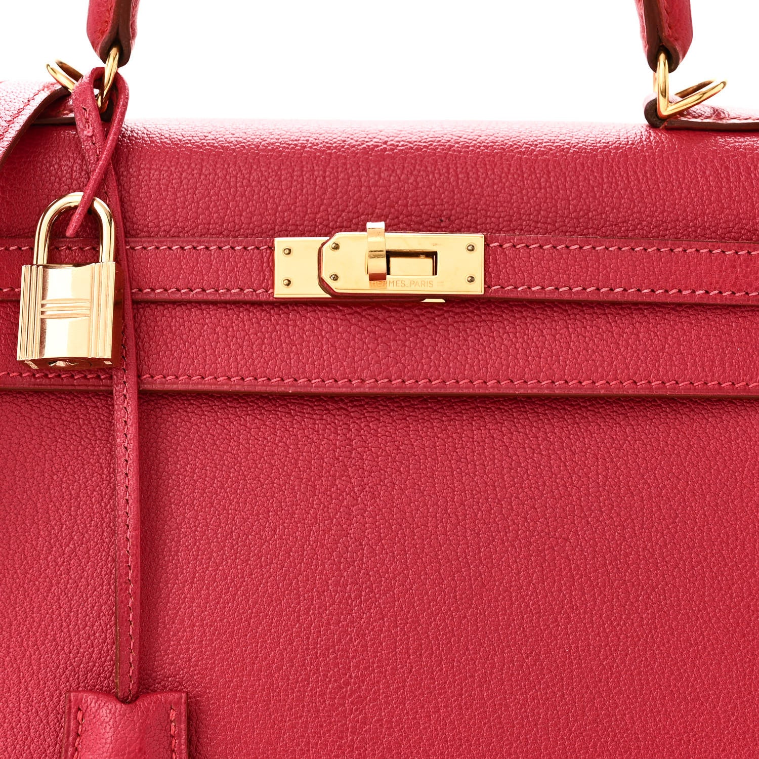 Hermes Chevre Kelly Sellier 25 Framboise 8 of 10