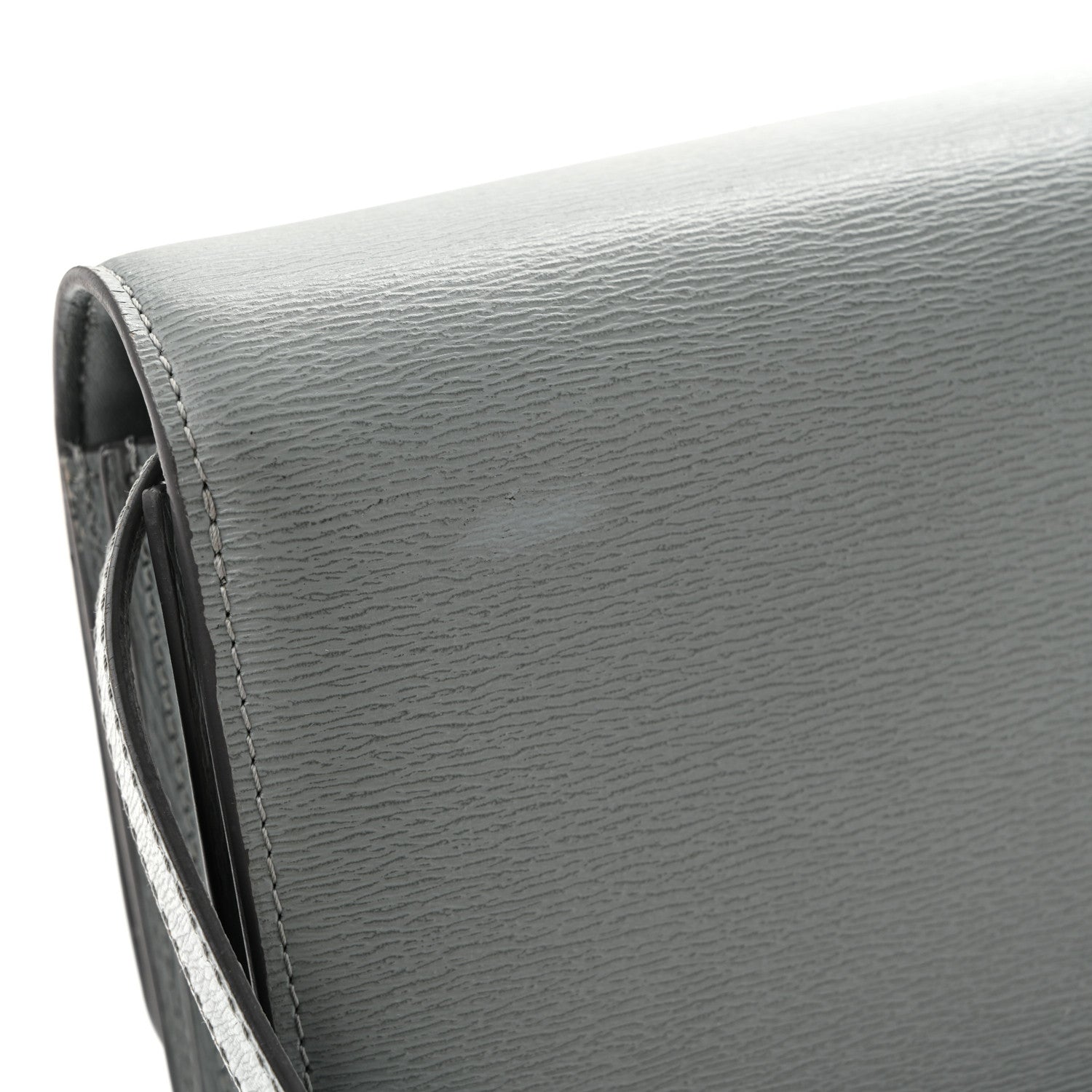 Celine Liege Calfskin Medium Classic Box Flap Bag Storm 11 of 13