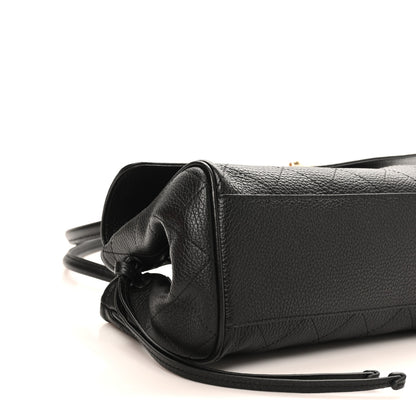 Chanel Grained Calfskin Stitched Urban Essentials Small Shopping Bag Black 29 of 33