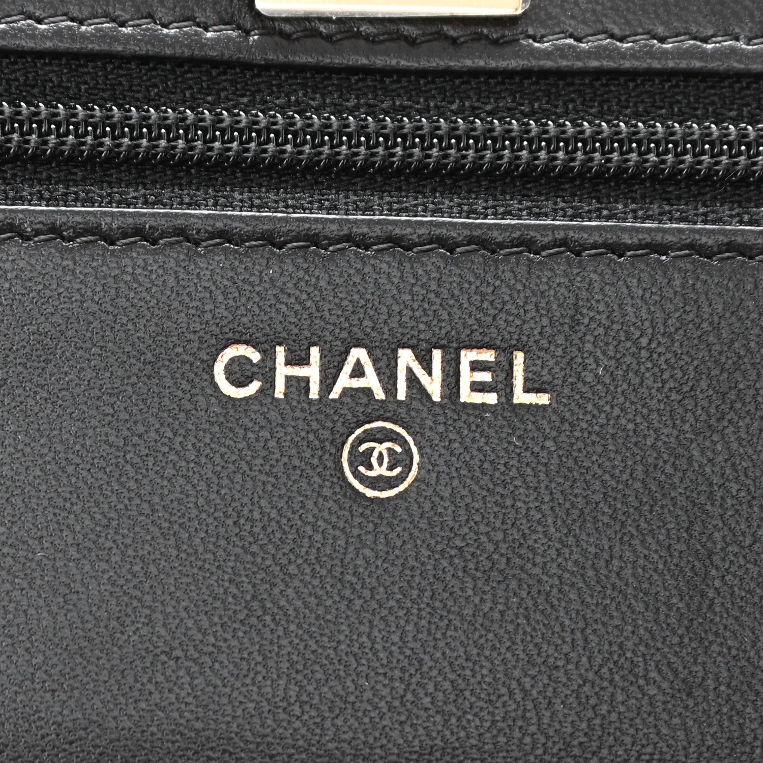 Chanel Lambskin Quilted Trendy CC Wallet On Chain WOC Black 6 of 12