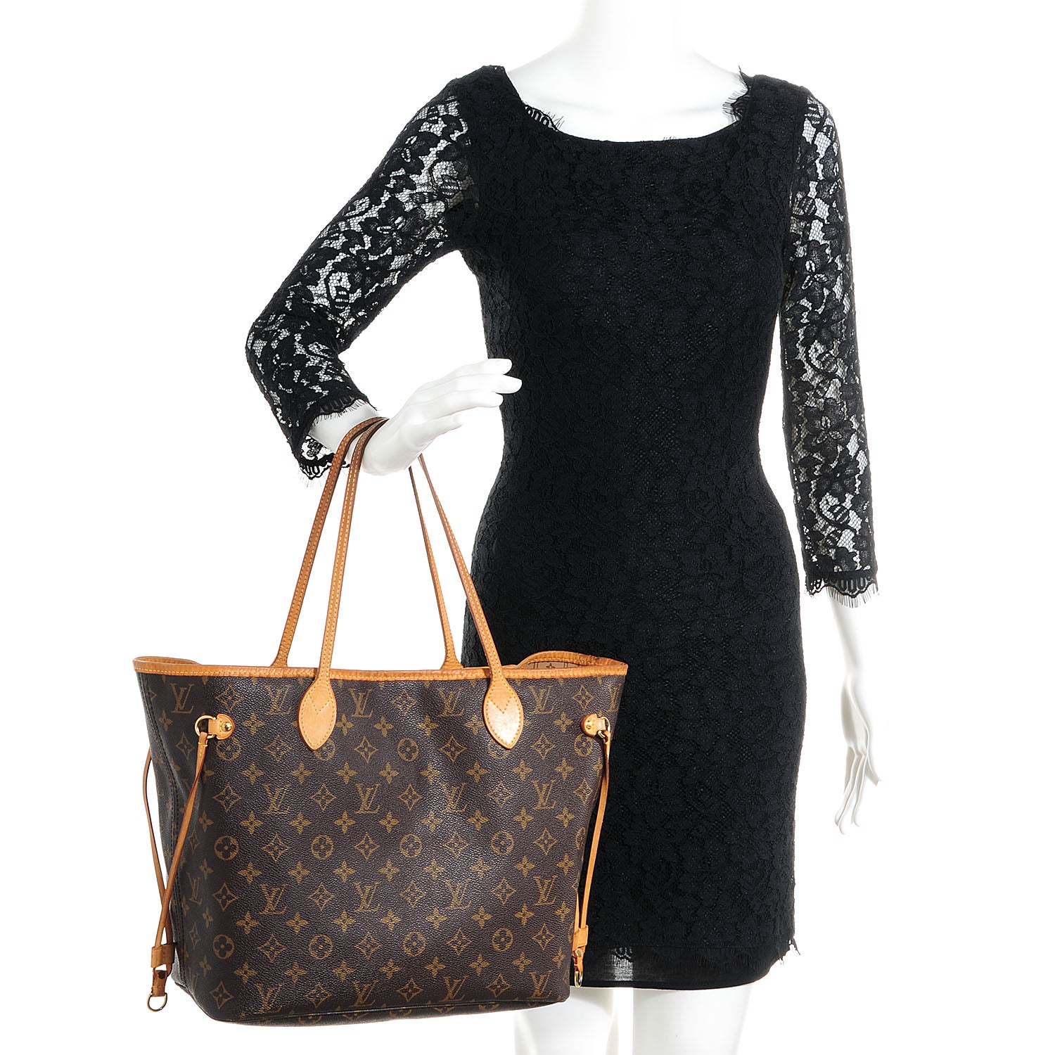 Louis Vuitton Monogram Neverfull MM 2 of 7