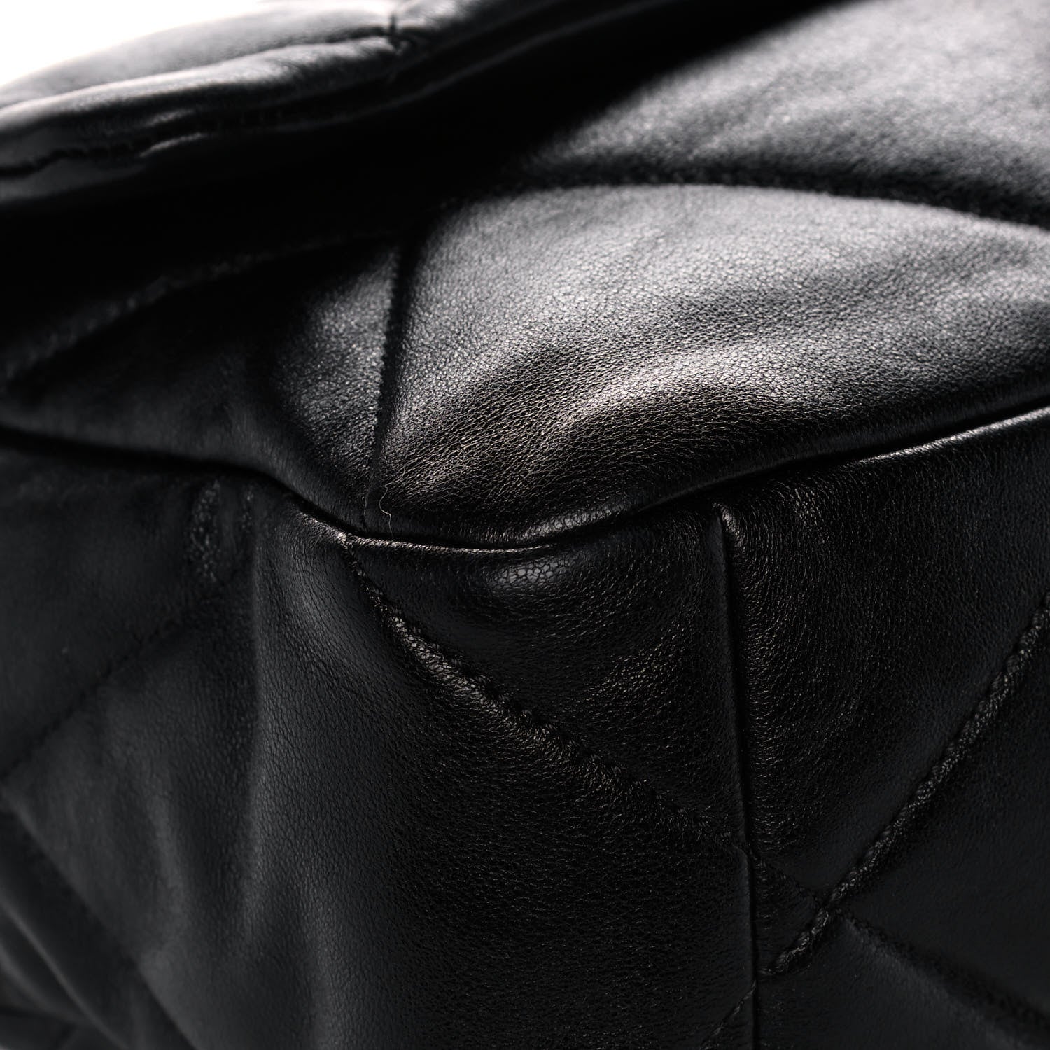 Chanel Goatskin Quilted Large Chanel 19 Flap Black 10 of 15