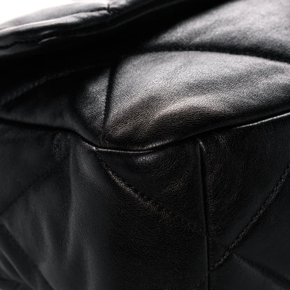 Chanel Goatskin Quilted Large Chanel 19 Flap Black 10 of 15