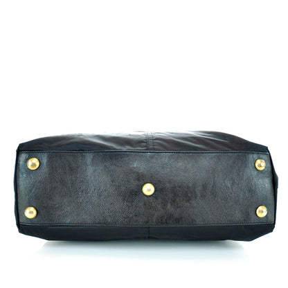 Saint Laurent Nylon Tanger Tote Unisex Black 5 of 13