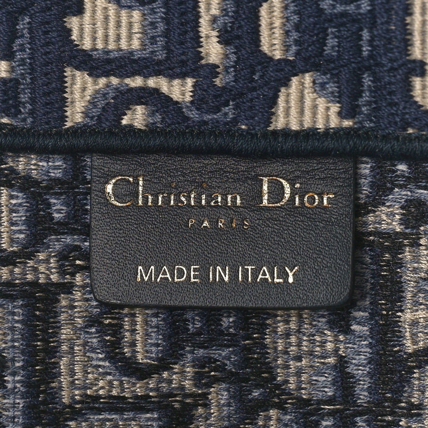 Oblique Medium Book Tote Blue Multicolor