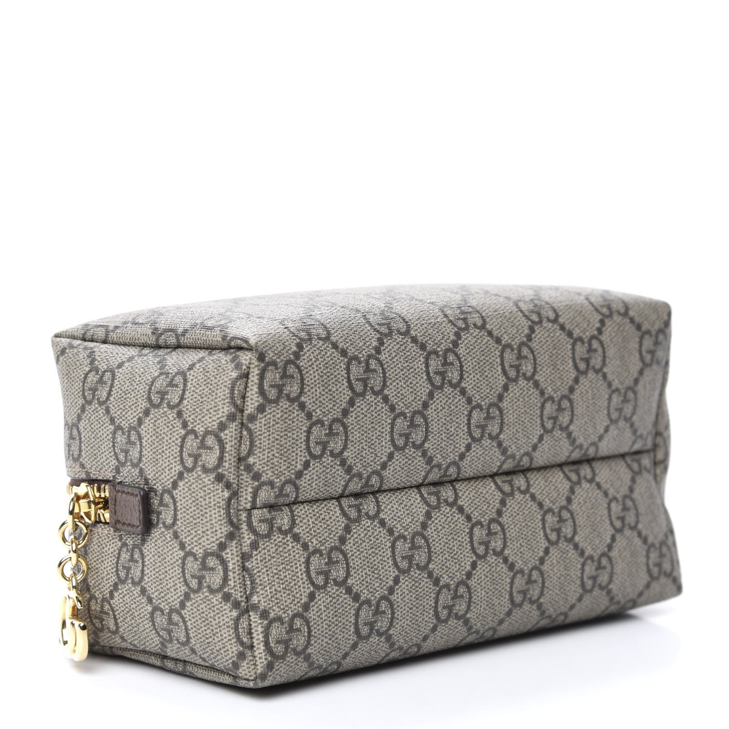 Gucci Soft GG Supreme Monogram Calfskin Medium Ophidia Cosmetic Case Beige Ebony New Acero 4 of 8
